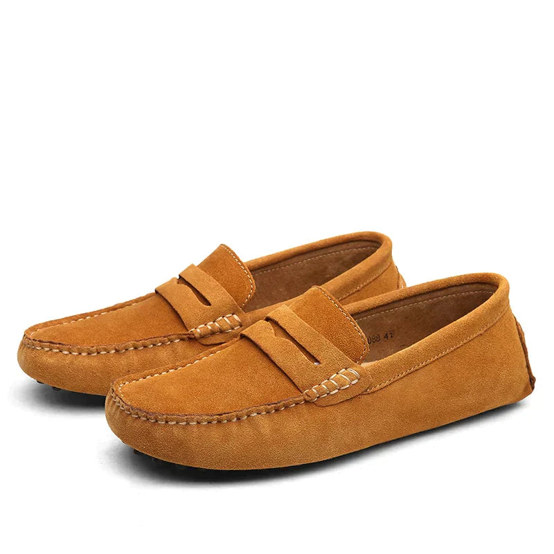 Italiaanse Suède Loafers - Lorenzo