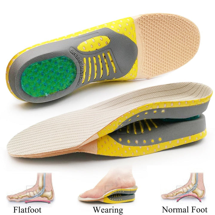 Comfortabele Orthopedische Inlegzolen voor Platvoeten - FlexiArch