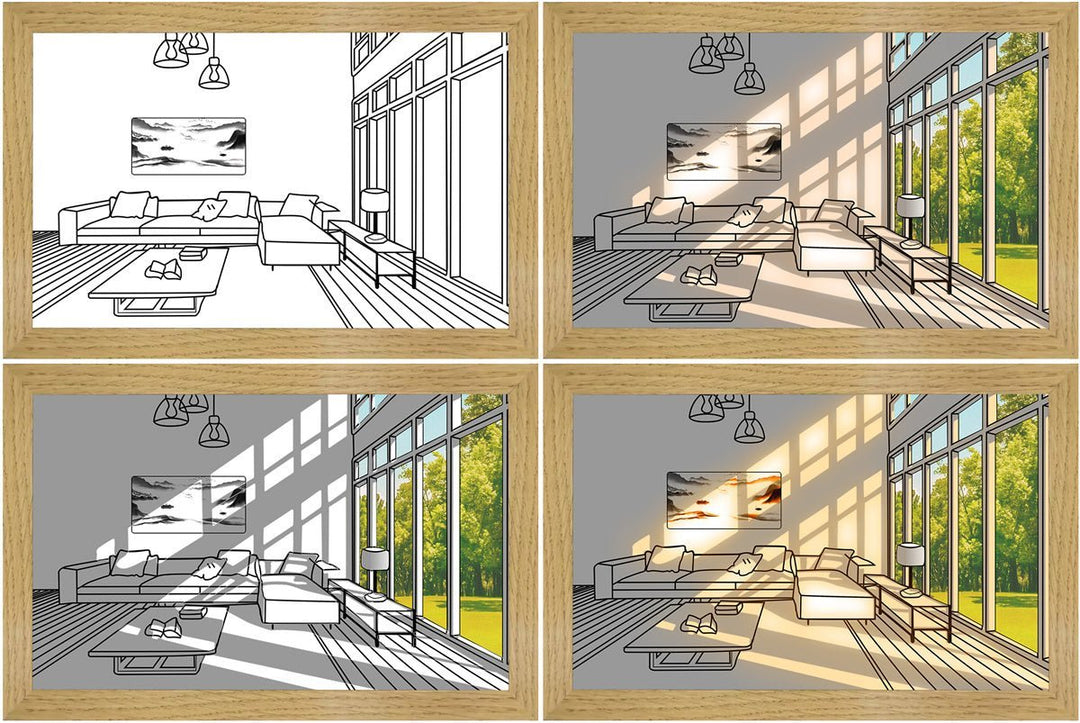 LED Verlichtingsschilderij – Luminza
