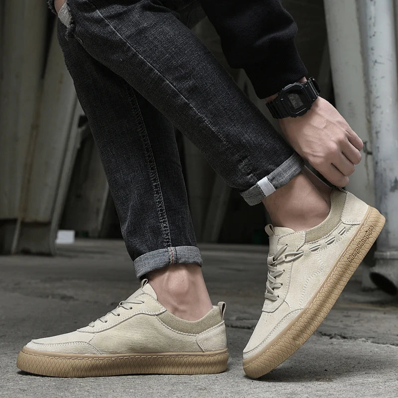 Casual Suède Heren Sneakers - Maxon