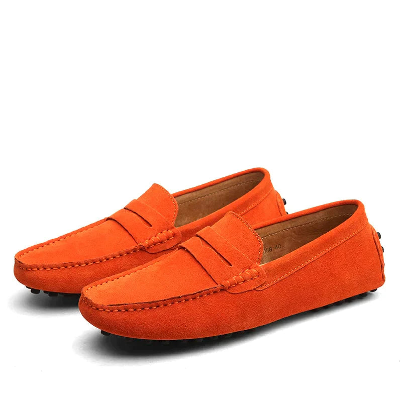 Italiaanse Suède Loafers - Lorenzo