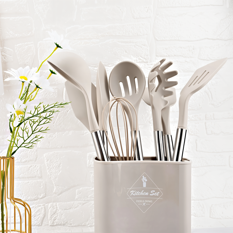 12-Delig Siliconen Keukengerei Set - Culinara Pro