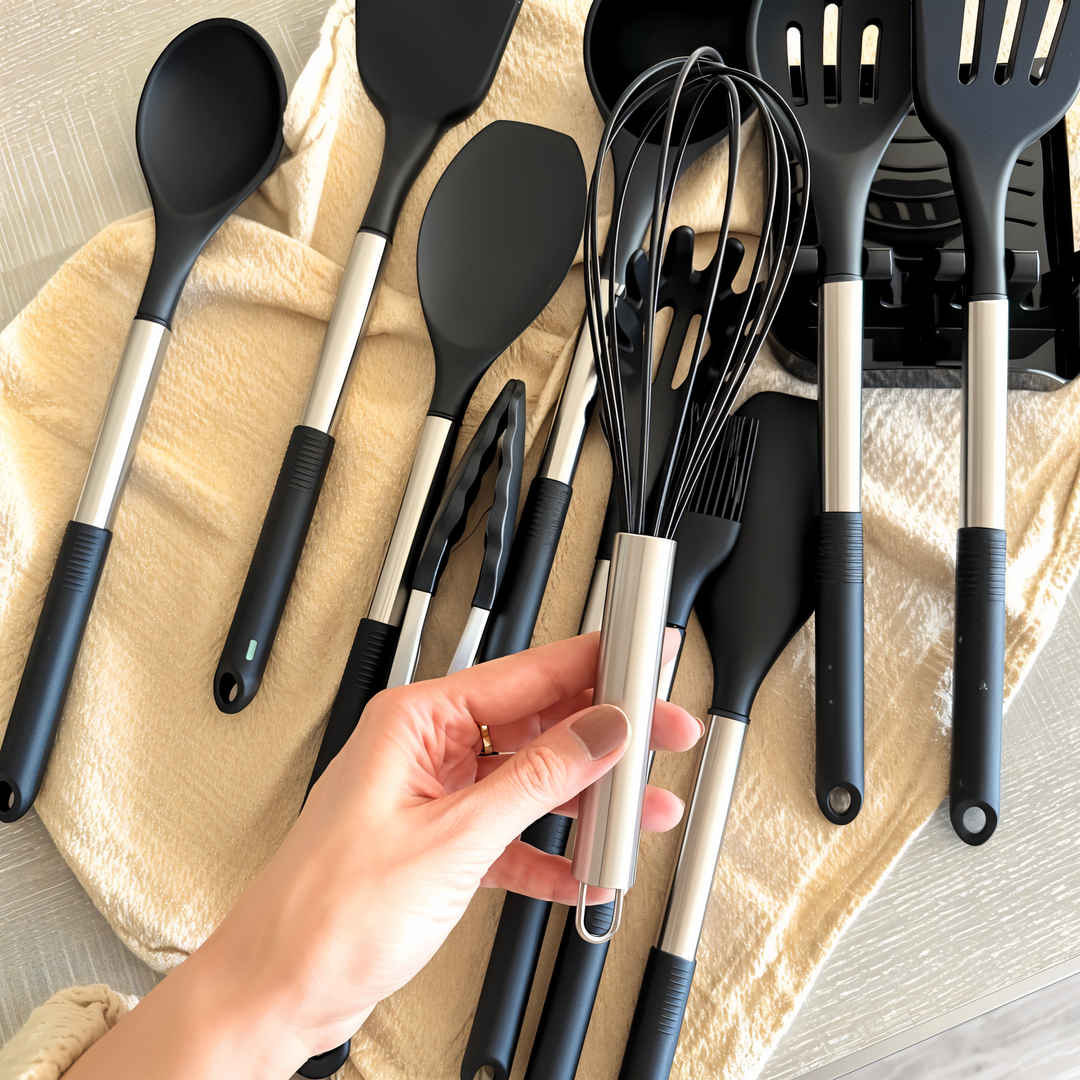 12-Delig Siliconen Keukengerei Set - Culinara Pro