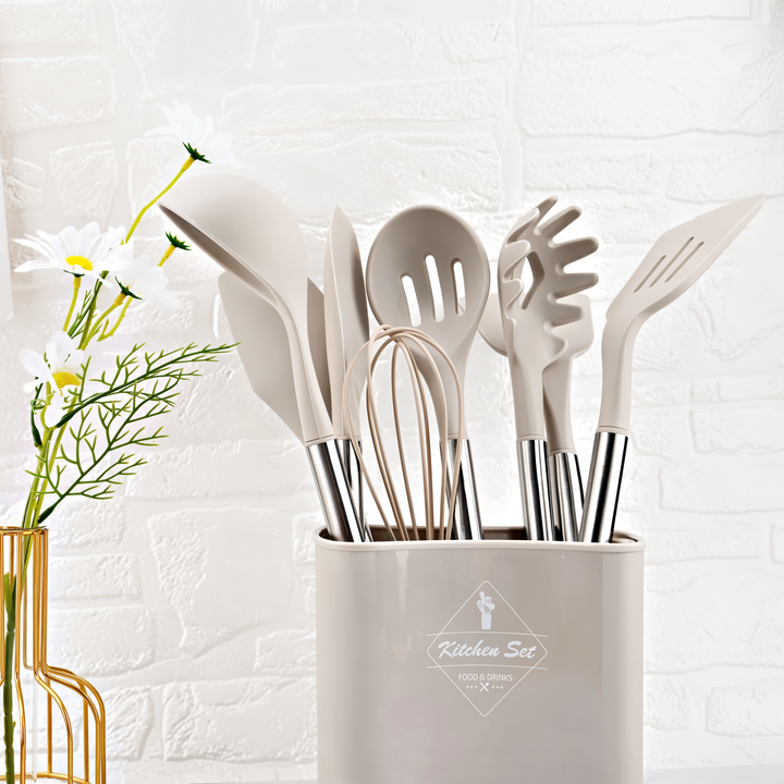 12-Delig Siliconen Keukengerei Set - Culinara Pro