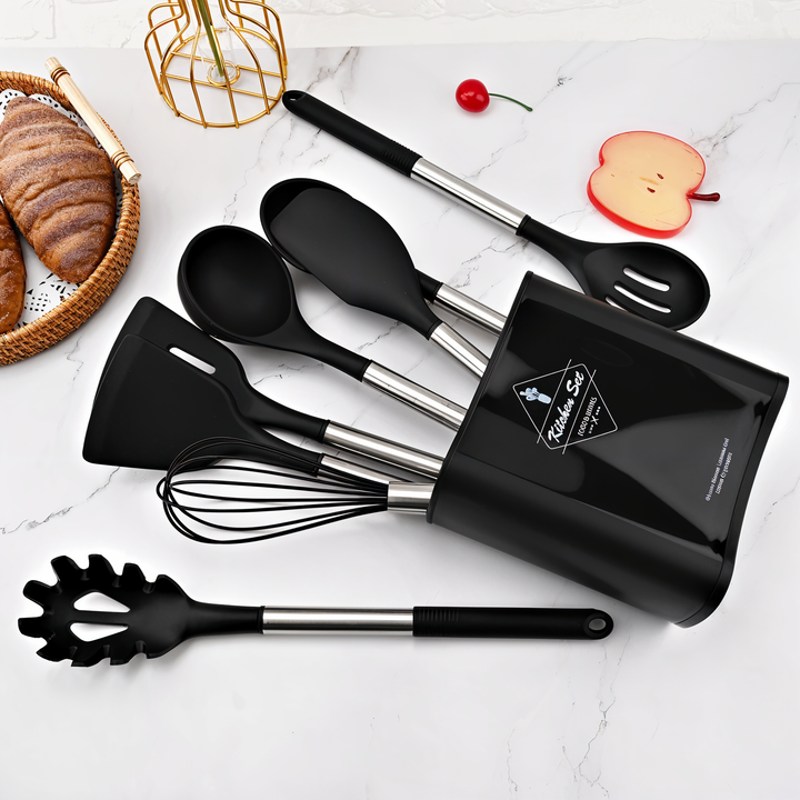 12-Delig Siliconen Keukengerei Set - Culinara Pro