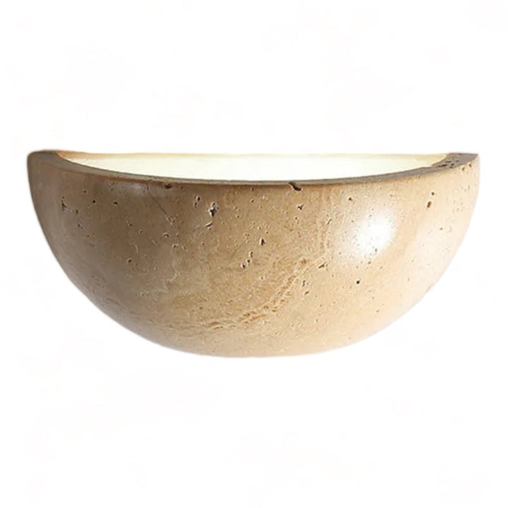Halfronde LED Wabi-Sabi Wandlamp - ZenGlow