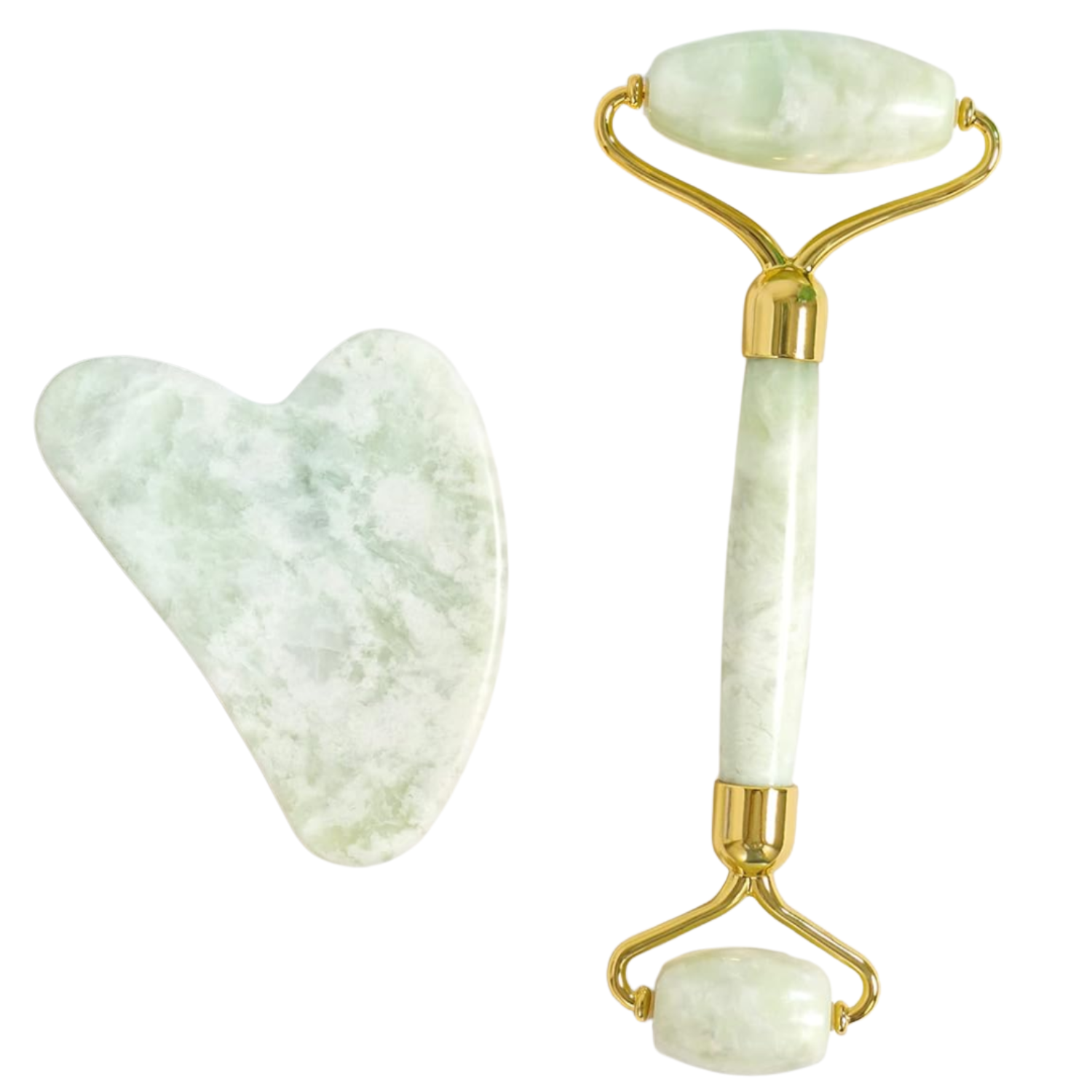 Instant Glow Gua Sha & Jade Roller Set