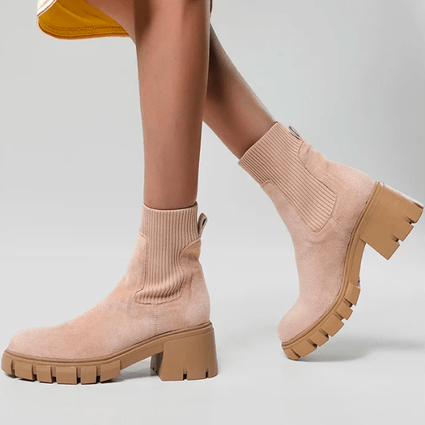 Stijlvolle Suède Winterschoenen voor Dames - Eloise