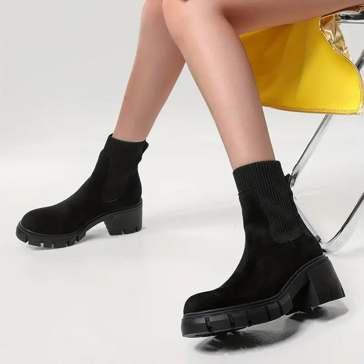 Stijlvolle Suède Winterschoenen voor Dames - Eloise
