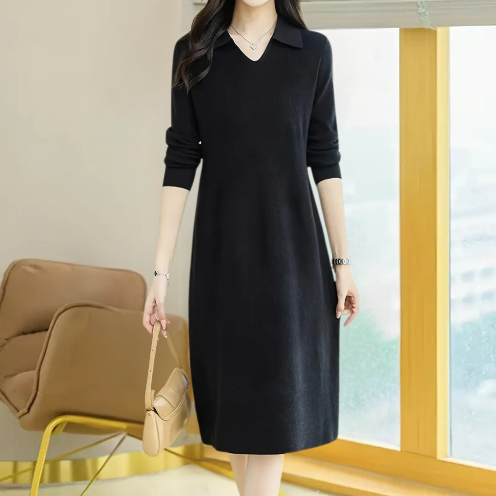 Gebreide Midi Jurk - Mirelle