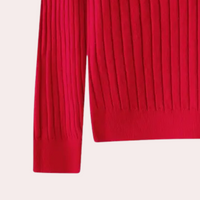 V-hals Trui met Knoopdetails voor Dames - Marit