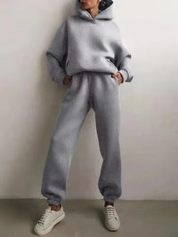 Dames Fleece Hoodie en Joggingbroek-set - Marivelle