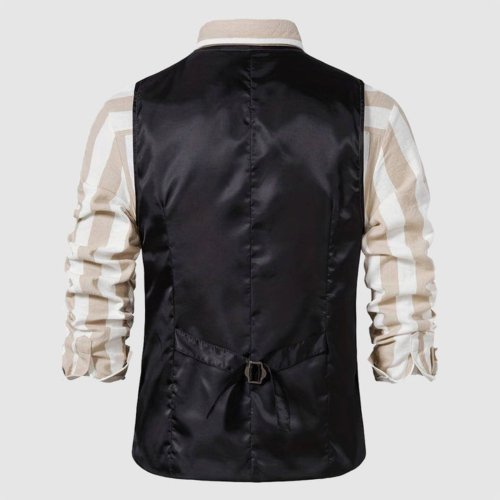Vintage Heren Gilet met Ruitpatroon – Henri