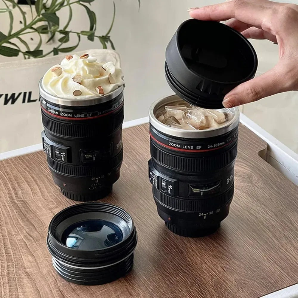 Koffiebeker in de Vorm van een Cameralens - FocusMug