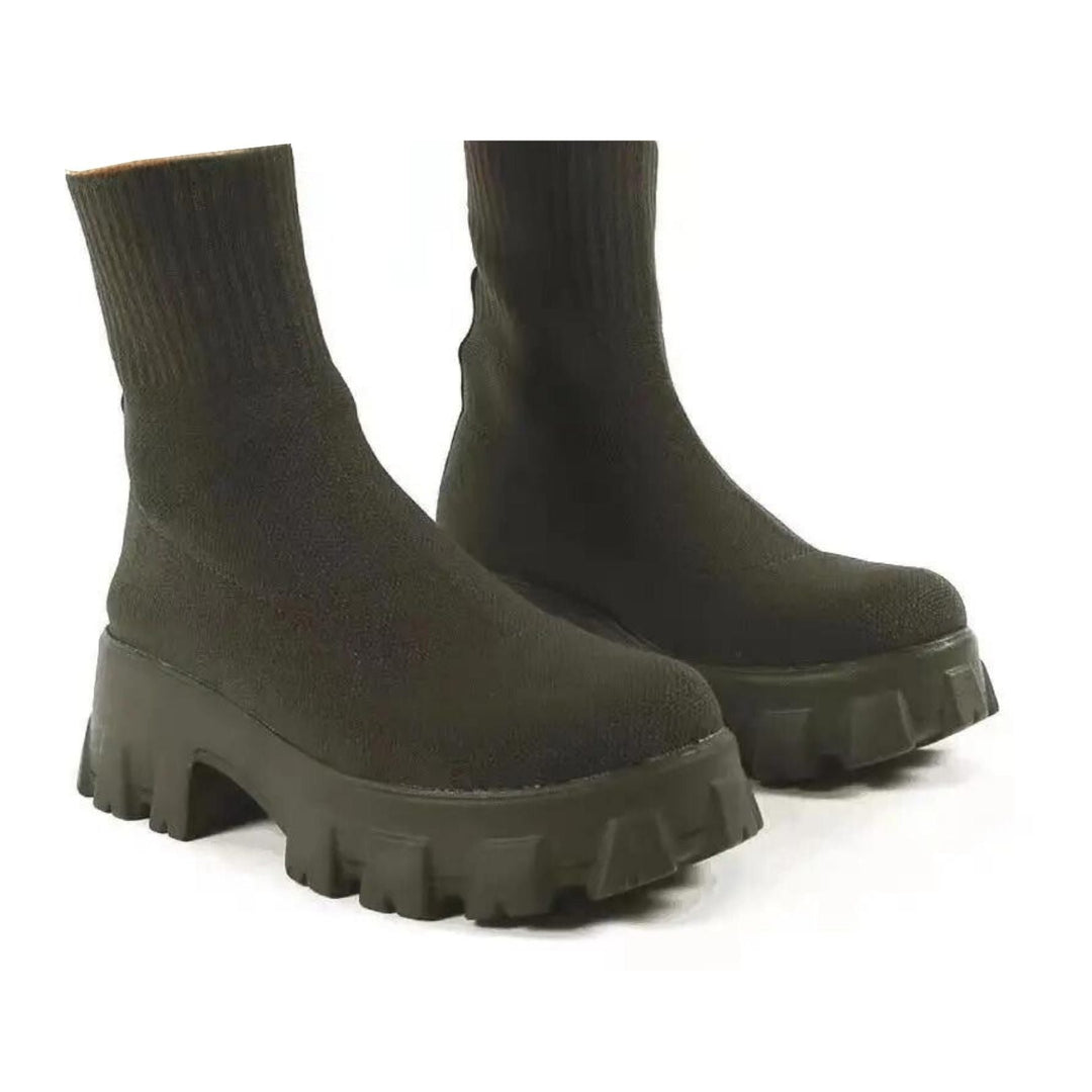 Dames Laarzen met robuuste profielzool - Karolina