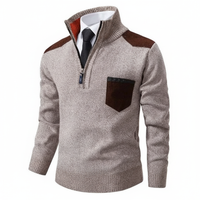 Kaschmirpullover Mit Reißverschluss -  Emil