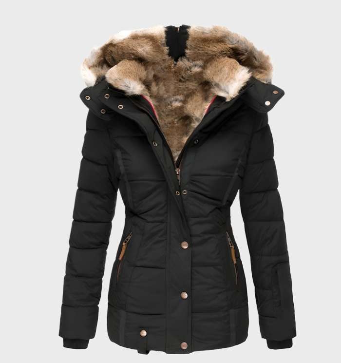 Slim Fit Dames Winterjas met Capuchon - Aurora