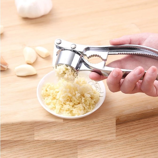 RVS Knoflookpers - EasyPress