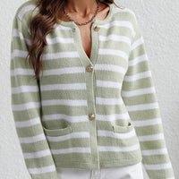 Gestreept Dames Herfstvest – Leona