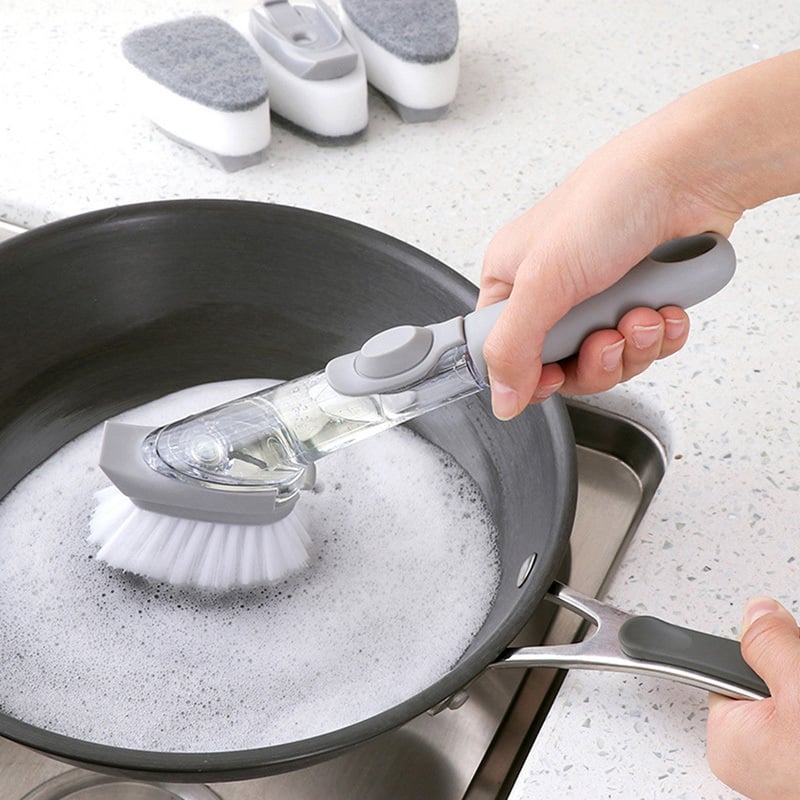 Afwasborstel met Zeepdispenser - DishMaster
