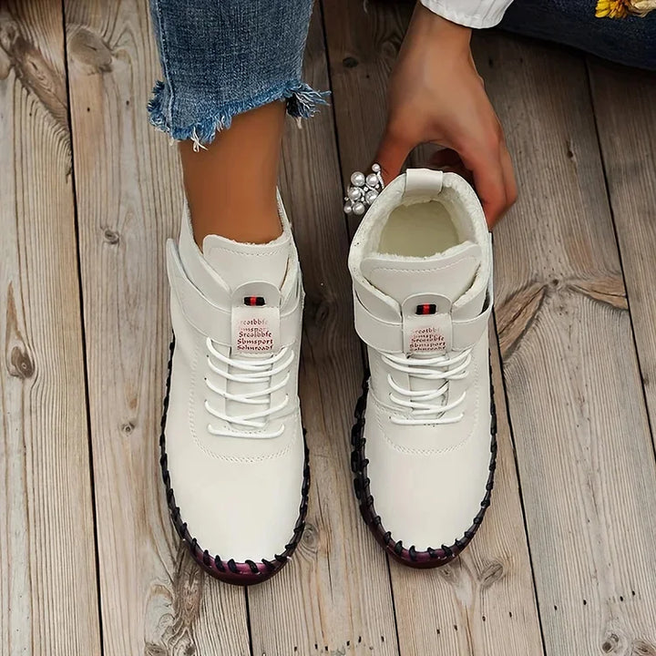 Ręcznie wykonane wygodne sneakersy-kozaki - Amara