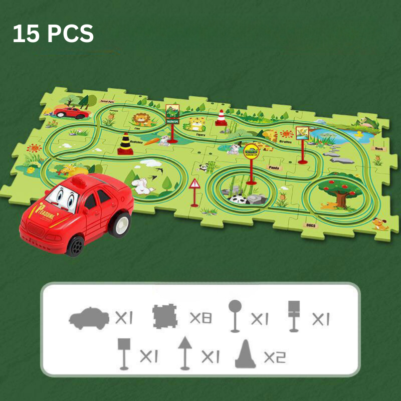 Probleemoplossende Kinderpuzzel - RacePuzzle