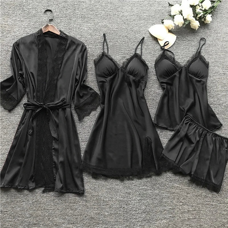 Luxe Satijnen Pyjama Set - Luna