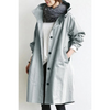 Lange Dames Trenchcoat met Capuchon - Isabelle