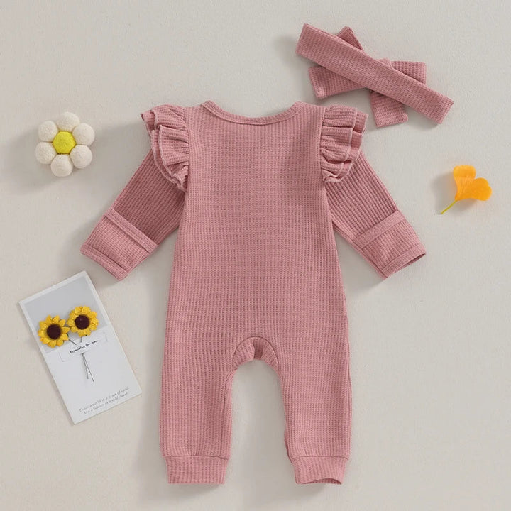 Meisjes Babypakje met Ruches – NolaBloom