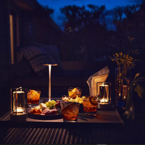 Luxe Draadloze LED Tafellamp - Luna Glow