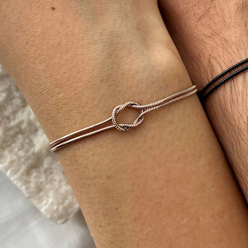 Minimalistische Knoop Armband – Elva