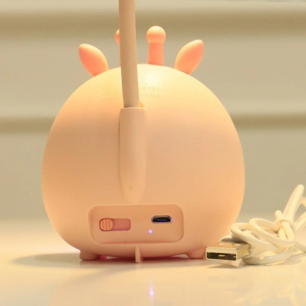 Kinderleeslamp met Oogbescherming en USB Nachtlampje - BrightBuddy