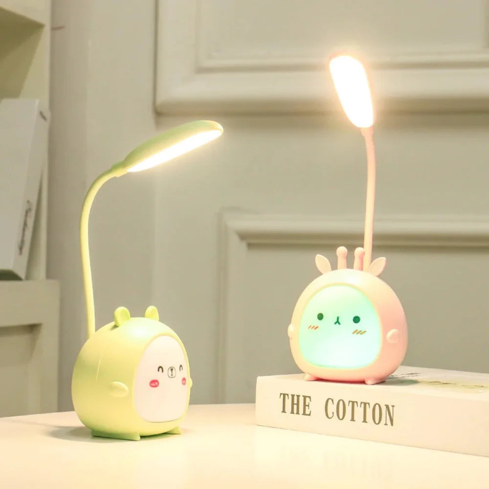 Kinderleeslamp met Oogbescherming en USB Nachtlampje - BrightBuddy