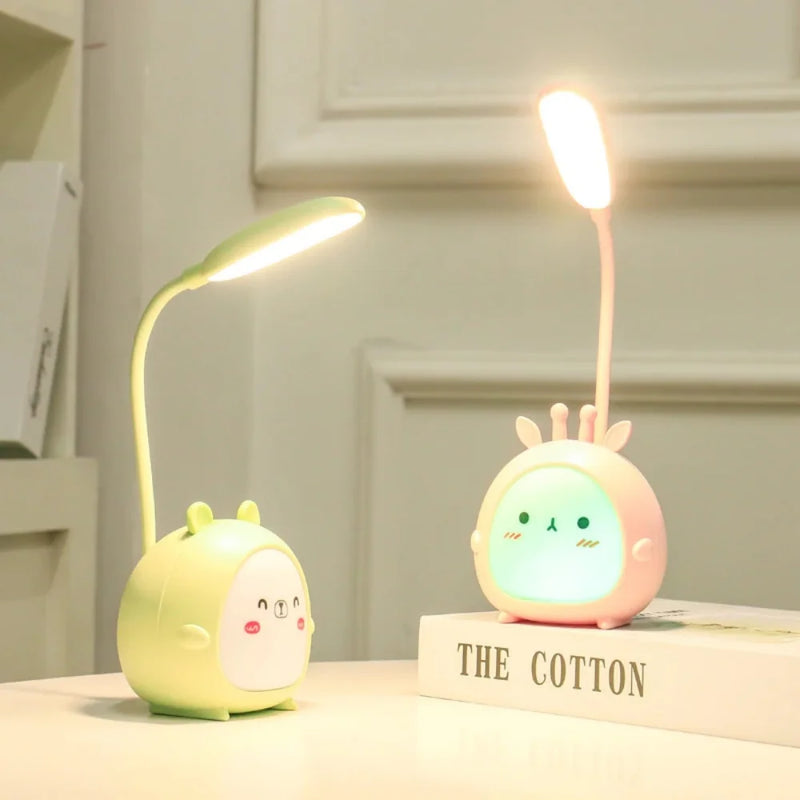 Kinderleeslamp met Oogbescherming en USB Nachtlampje - BrightBuddy