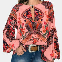 Luchtige Dames zomerblouse met Bloemenprint - Isabelle