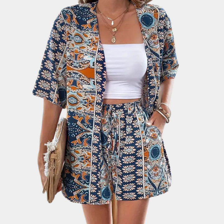 Trendy Tweedelige Zomer Set voor Dames - Noëlle