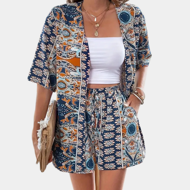 Trendy Tweedelige Zomer Set voor Dames - Noëlle