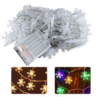 Sneeuwvlok LED Lichtslinger (6 m) - FrostyTwinkle