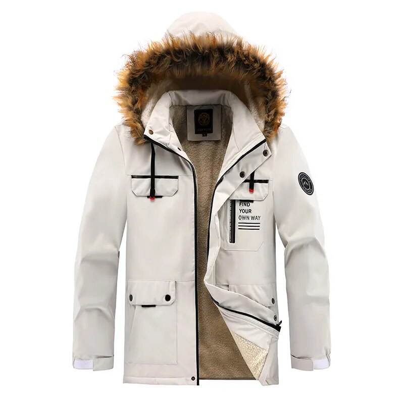 Vardi Dante™ Winterparka met Fleecevoering | Winddicht jack met capuchon