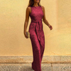 Glamoureuze Glitter Jumpsuit - Celeste