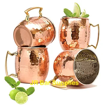 Gehamerde Koperen Mok Set - ChillCopper