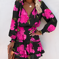 Vrolijke Zomerjurk met Print en Ruches – Lina