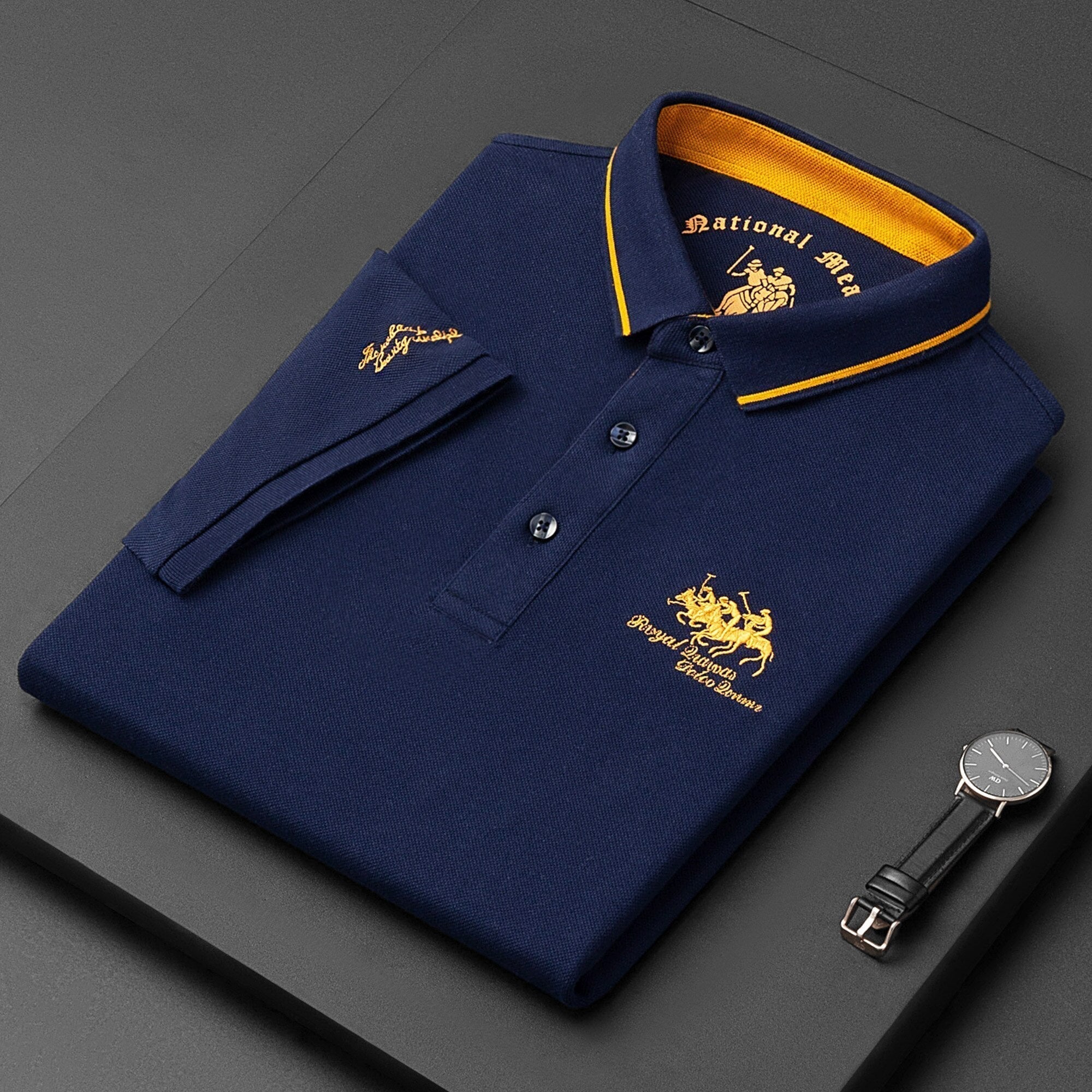 Trendy Geborduurde Polo - Henry