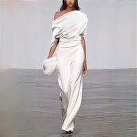 Zomerse Witte Dames Jumpsuit met Tijdloos Design – Liva