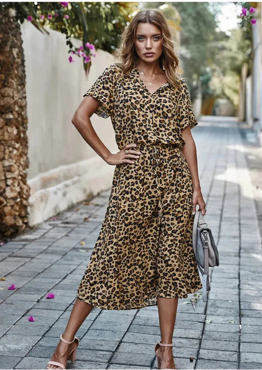 Vintage Zomerjurk met Middenmouwen – Maevy