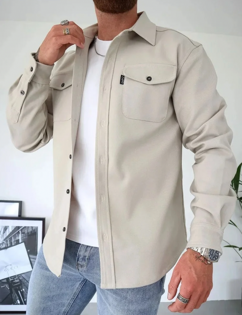 Rocco™ Casual Heren Overhemd – Comfortabel, Stijlvol & Perfect Voor Lente Laagjes