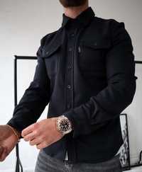 Rocco™ Casual Heren Overhemd – Comfortabel, Stijlvol & Perfect Voor Lente Laagjes