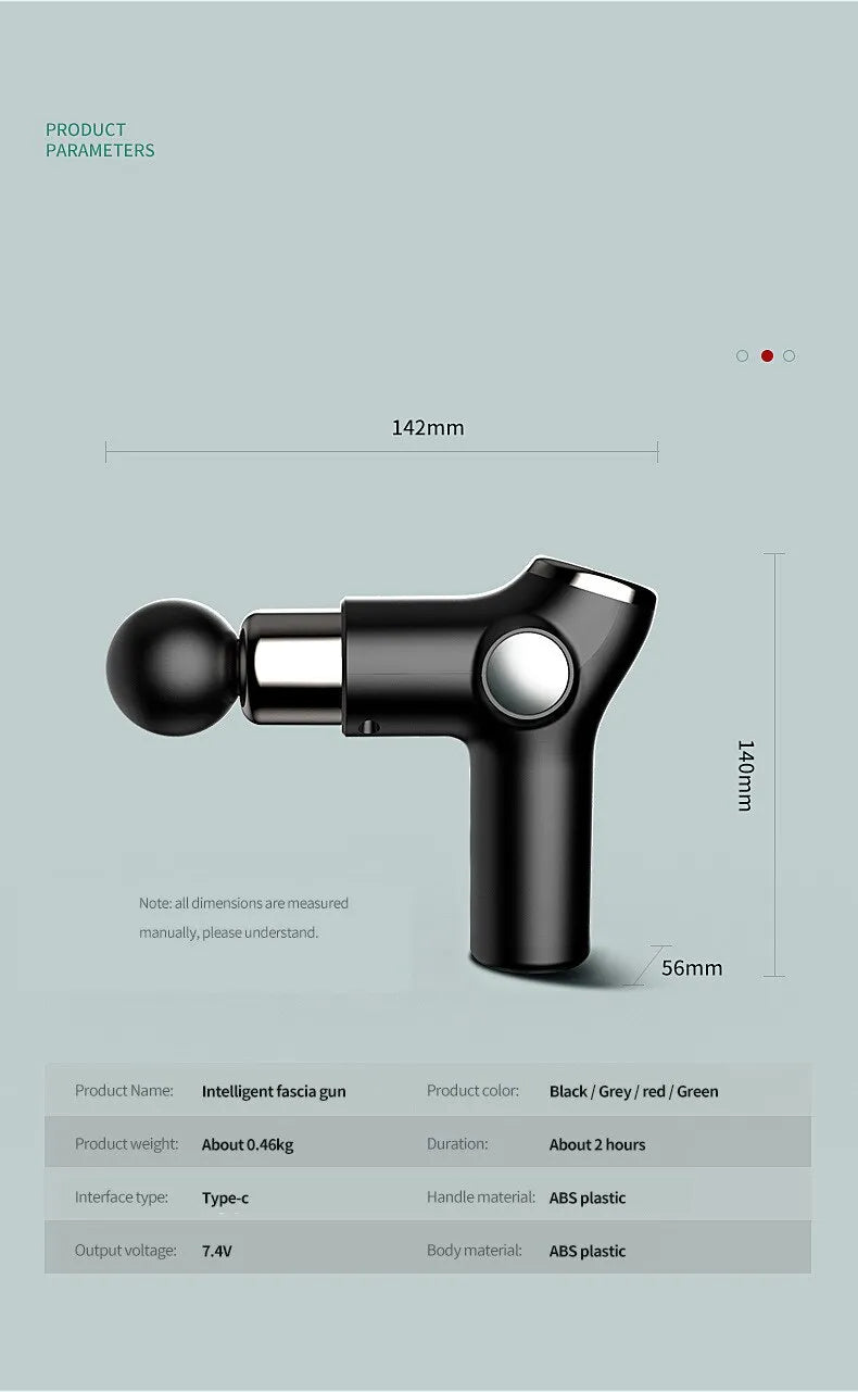 Vardi Dante™ Massage Gun | Draagbaar pistoolvibratie-massageapparaat