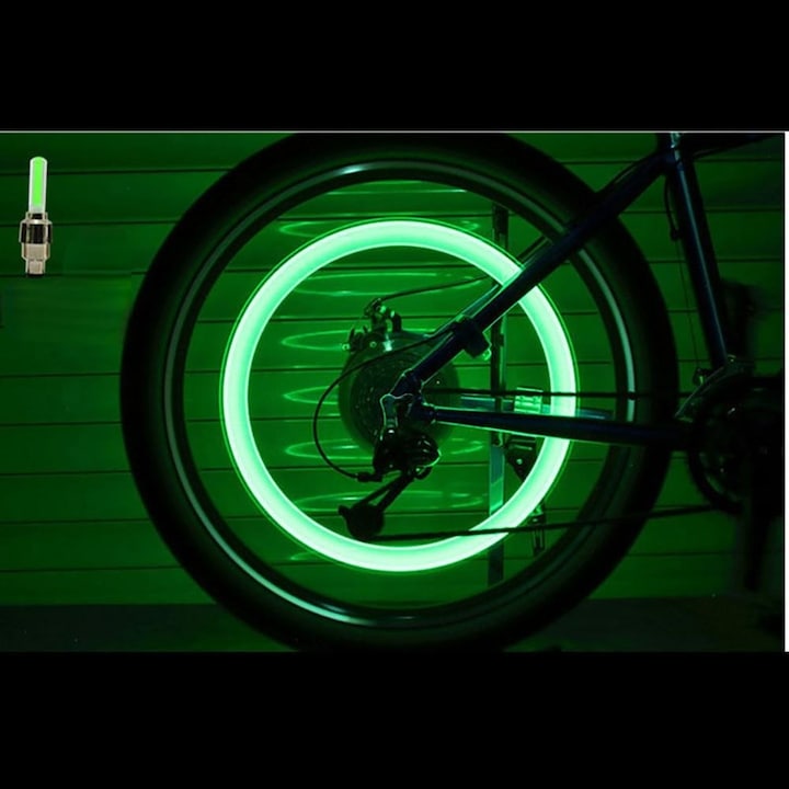Set van 4 Verlichte Ventieldoppen – GlowRims