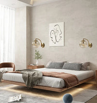 Luxe Moderne Wandlamp van Glas - CrystalGlow